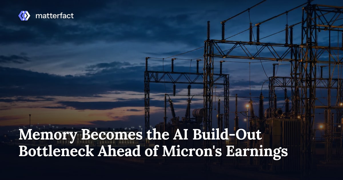 Memory Becomes the AI Build-Out Bottleneck Ahead of Micron's Earnings ...