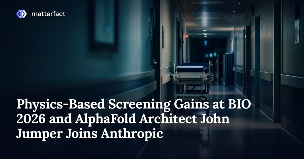 Physics-Based Screening Gains at BIO 2026 and AlphaFold Architect John ...